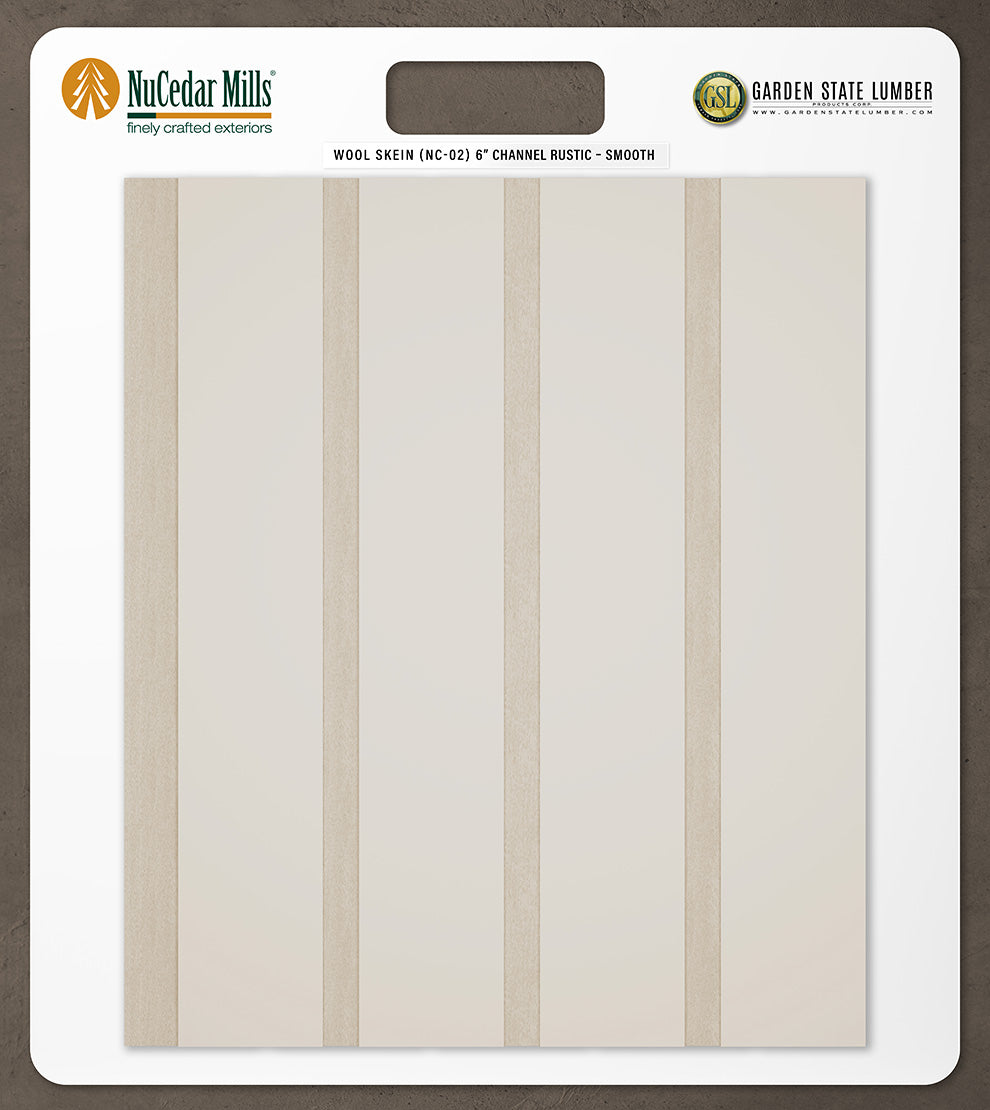 Smooth Channel Rustic - 2' x 2' Display