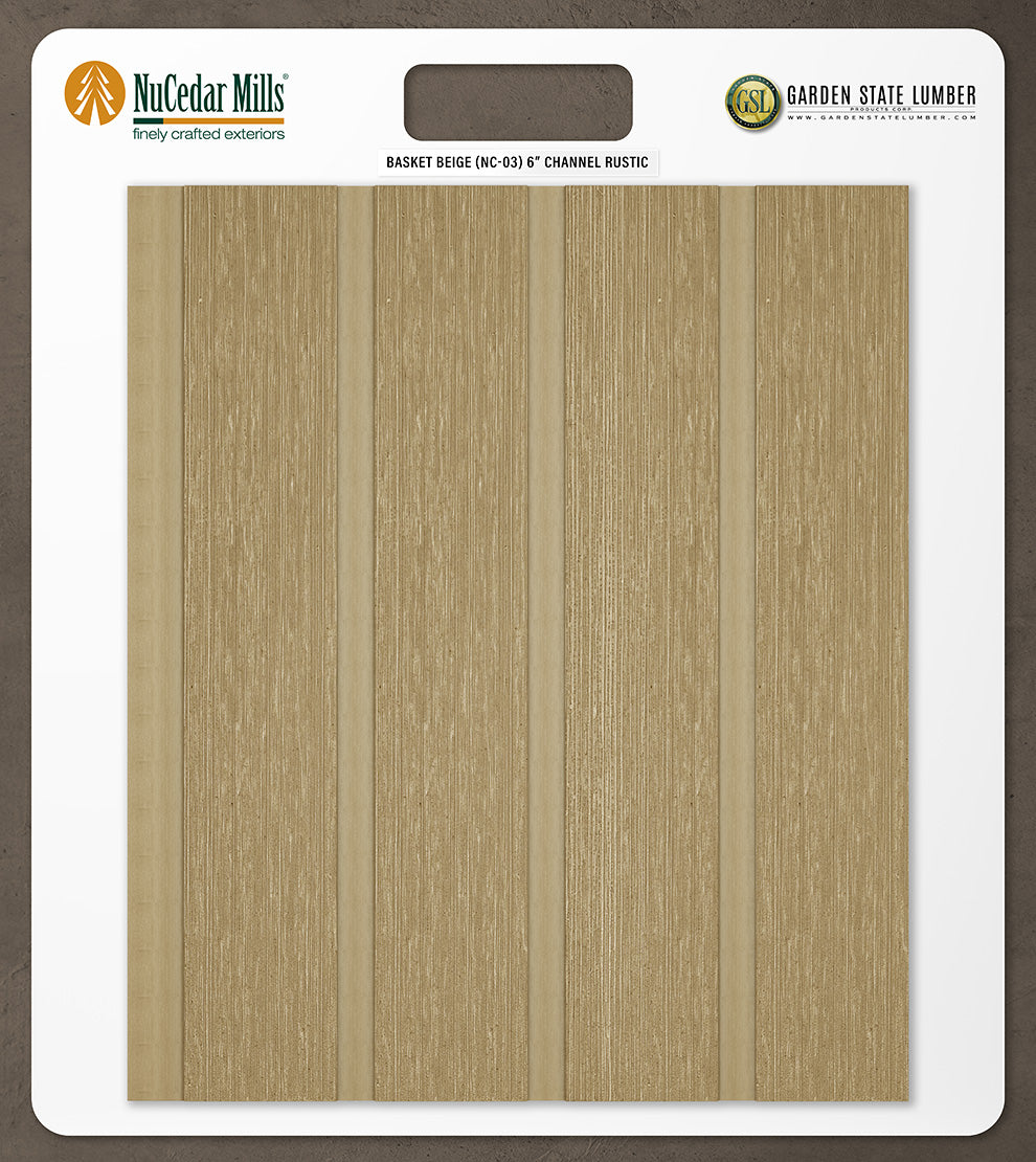 RoughSawn Channel Rustic - 2' x 2' Display