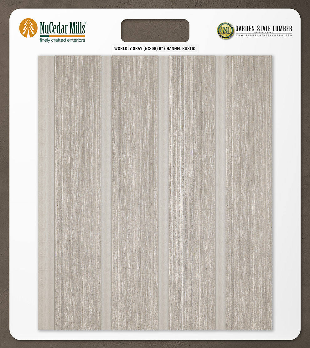 RoughSawn Channel Rustic - 2' x 2' Display