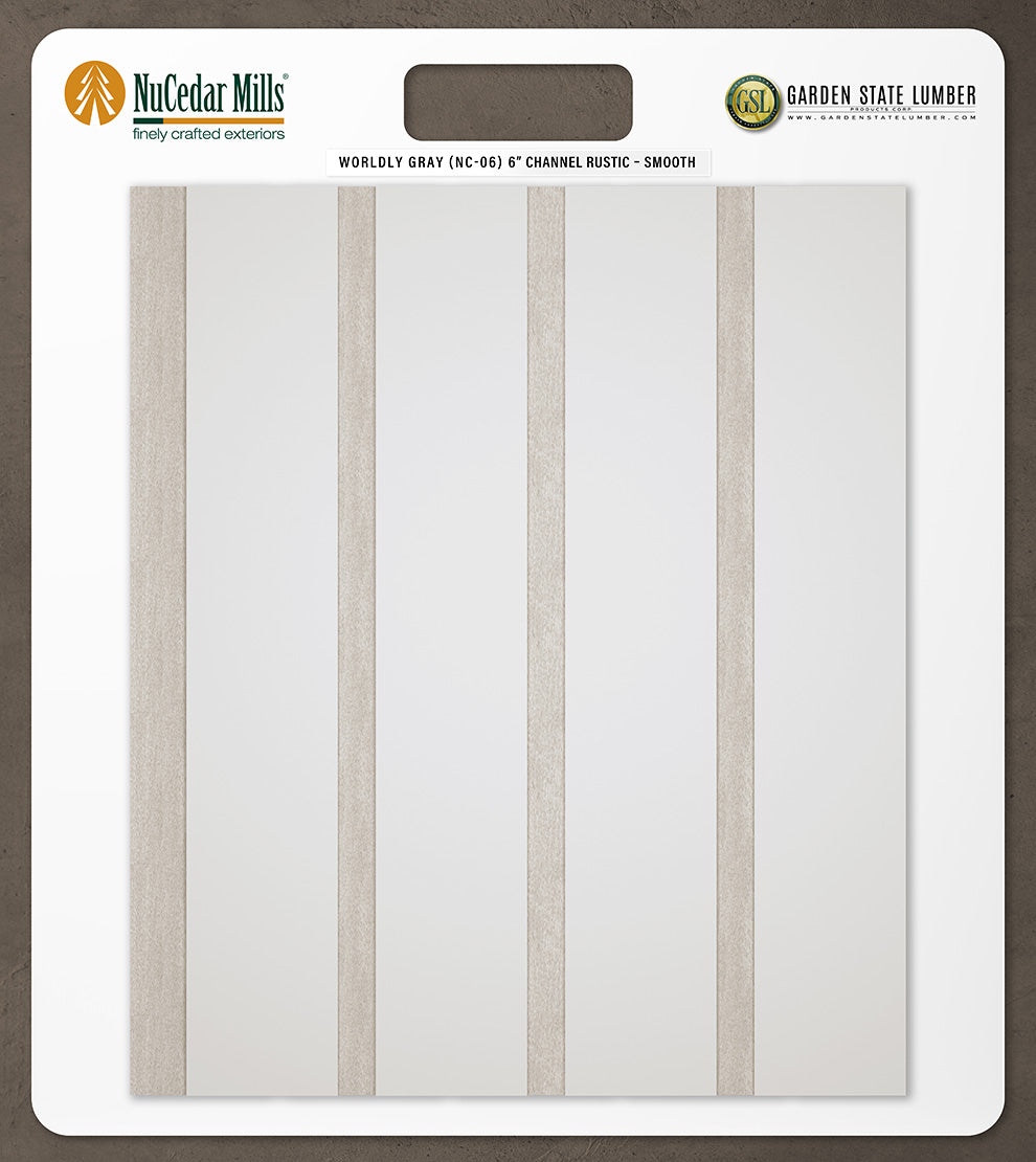 Smooth Channel Rustic - 2' x 2' Display