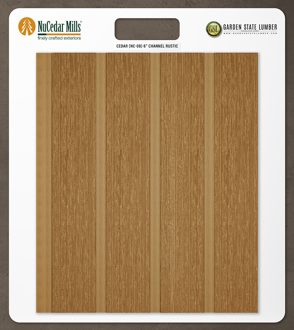 RoughSawn Channel Rustic - 2' x 2' Display