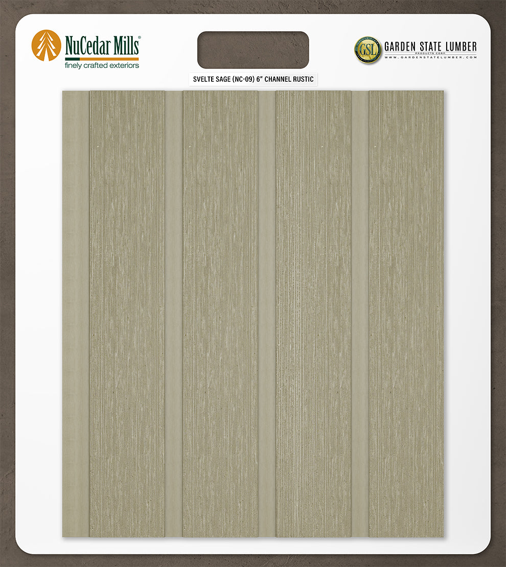 RoughSawn Channel Rustic - 2' x 2' Display
