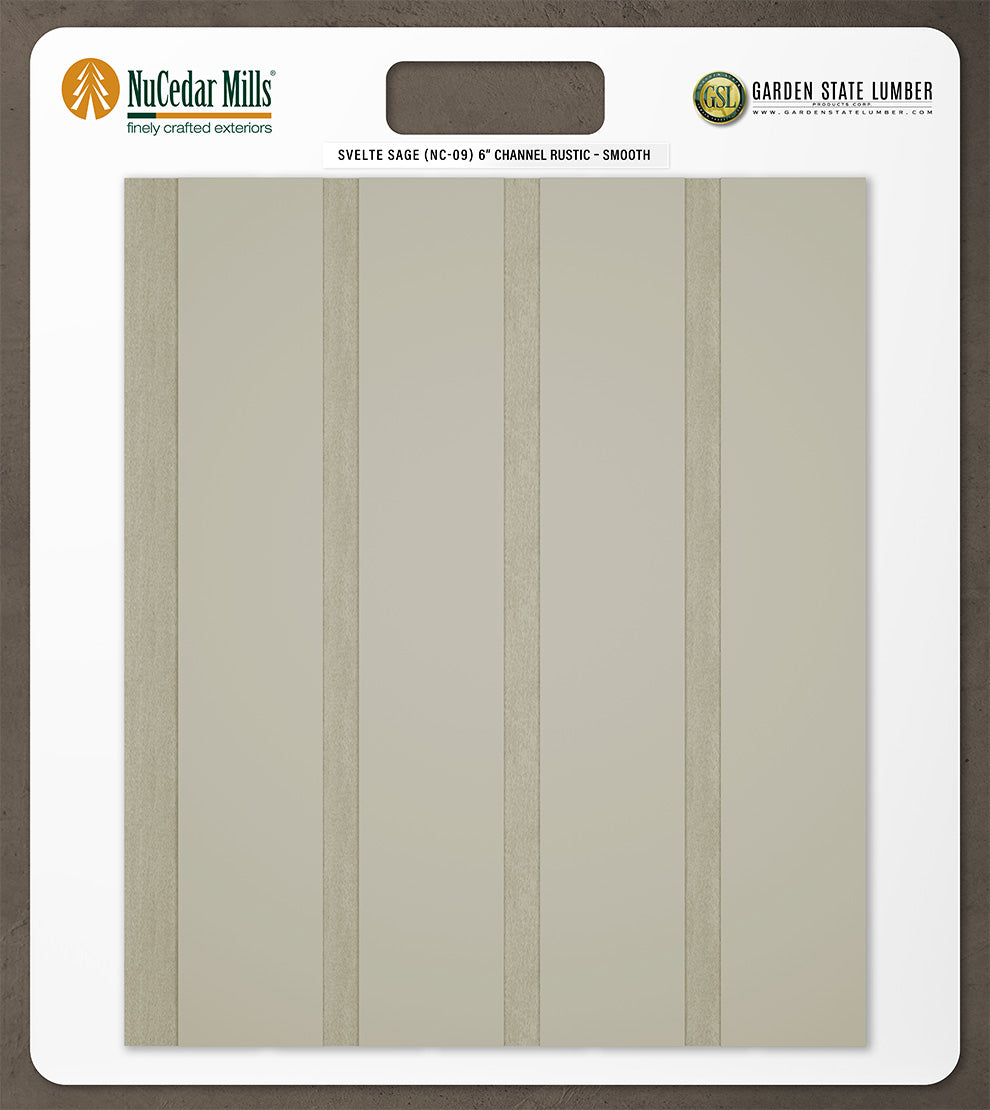Smooth Channel Rustic - 2' x 2' Display