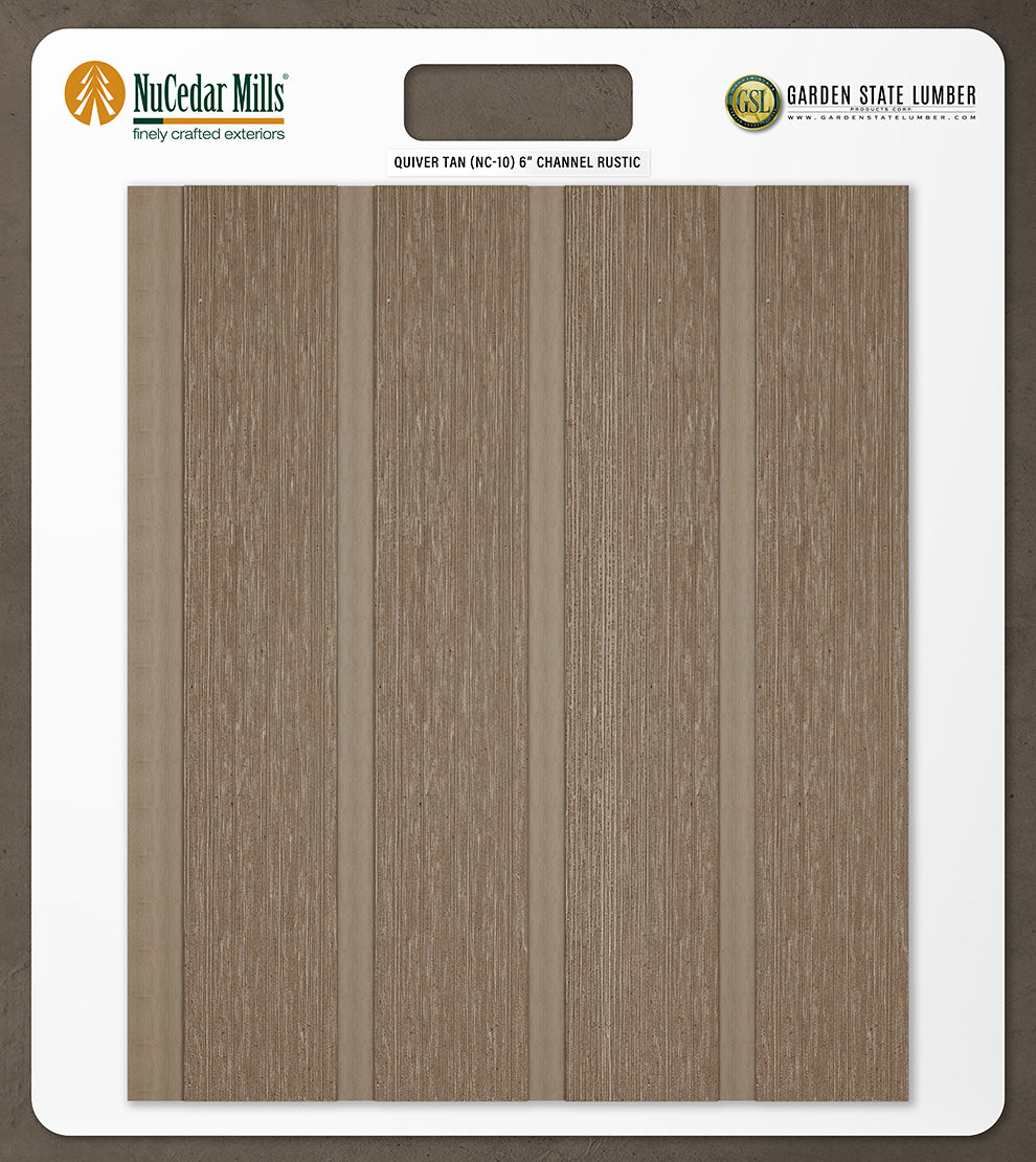 RoughSawn Channel Rustic - 2' x 2' Display