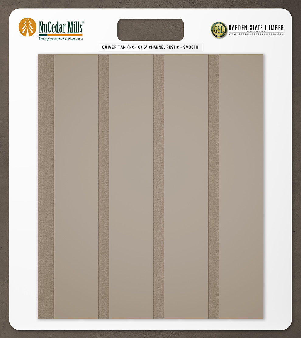 Smooth Channel Rustic - 2' x 2' Display