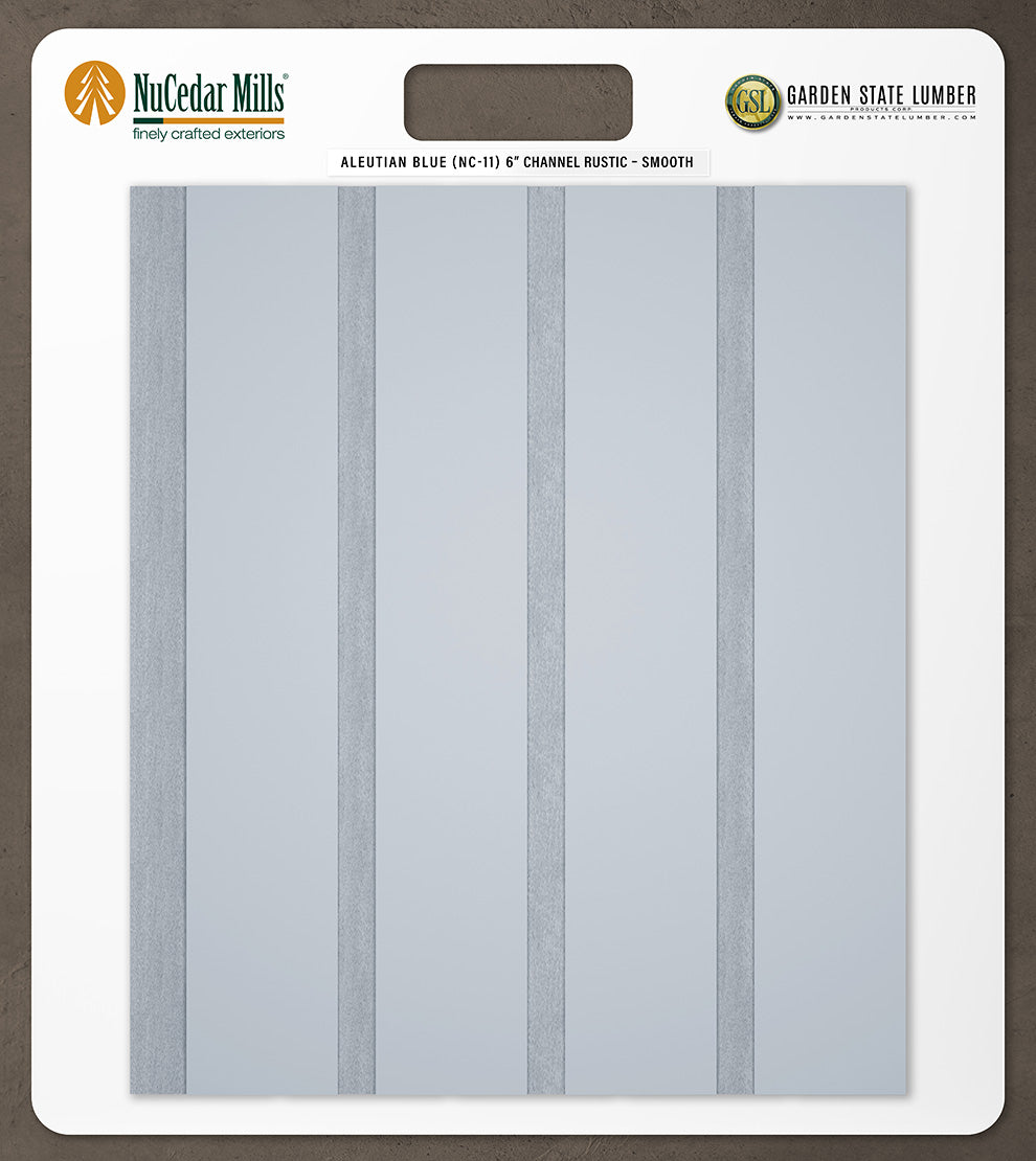 Smooth Channel Rustic - 2' x 2' Display