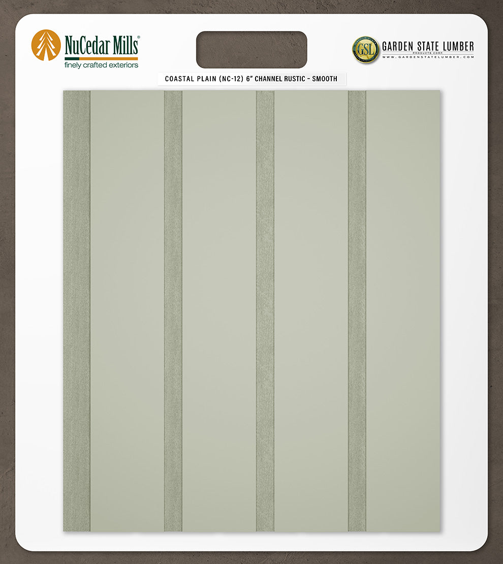 Smooth Channel Rustic - 2' x 2' Display