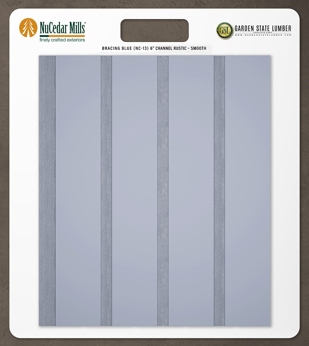 Smooth Channel Rustic - 2' x 2' Display