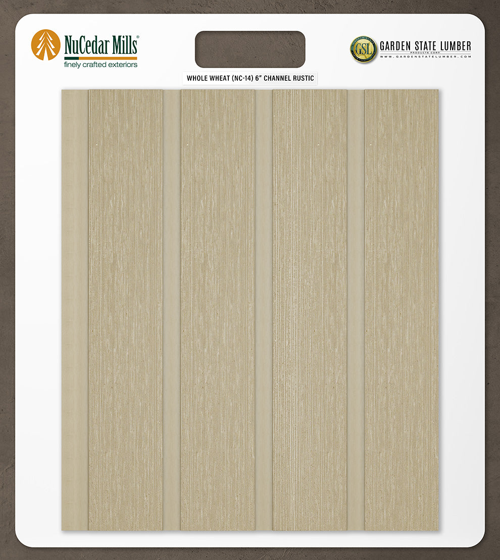 RoughSawn Channel Rustic - 2' x 2' Display