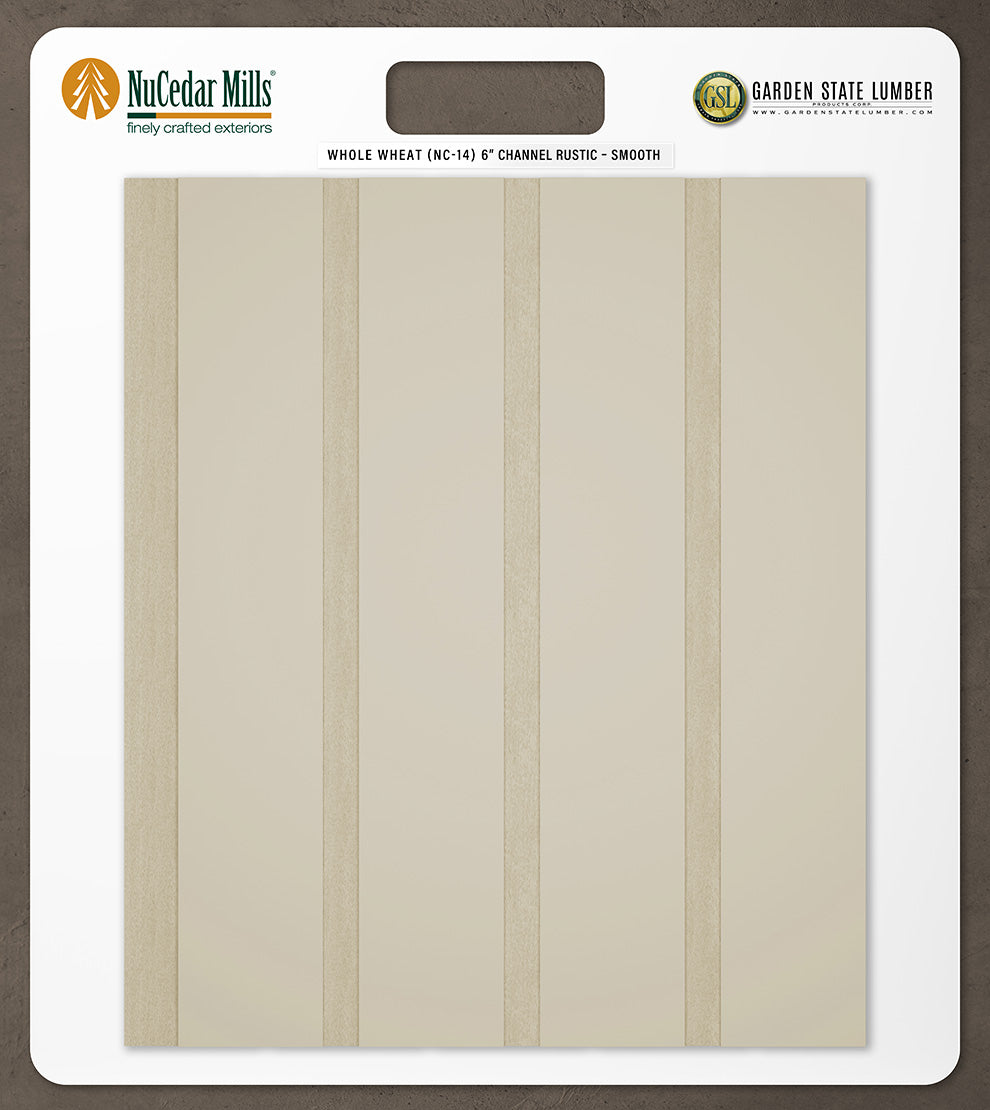 Smooth Channel Rustic - 2' x 2' Display