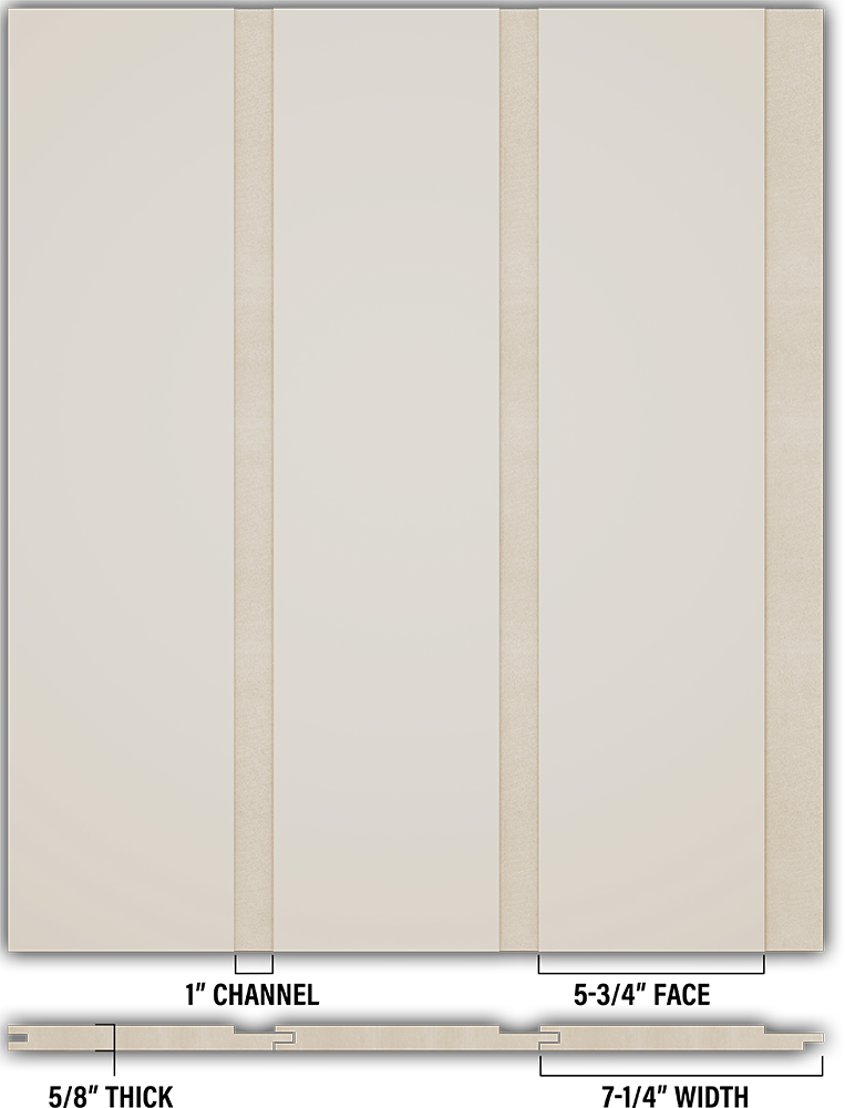 Smooth Channel Rustic - Individual
