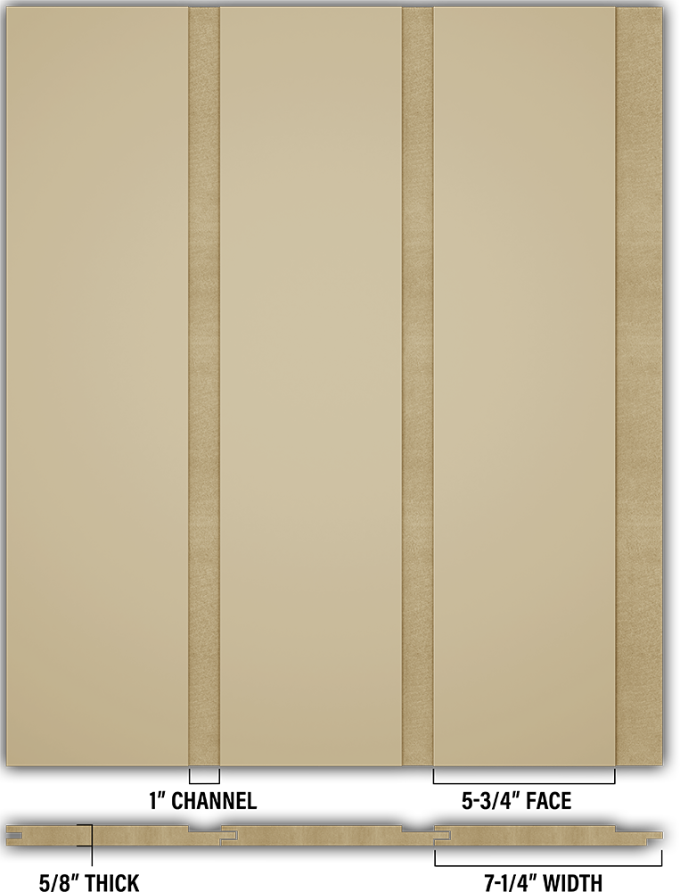 Smooth Channel Rustic - Individual