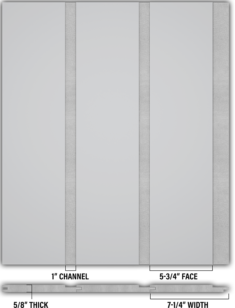 Smooth Channel Rustic - Individual