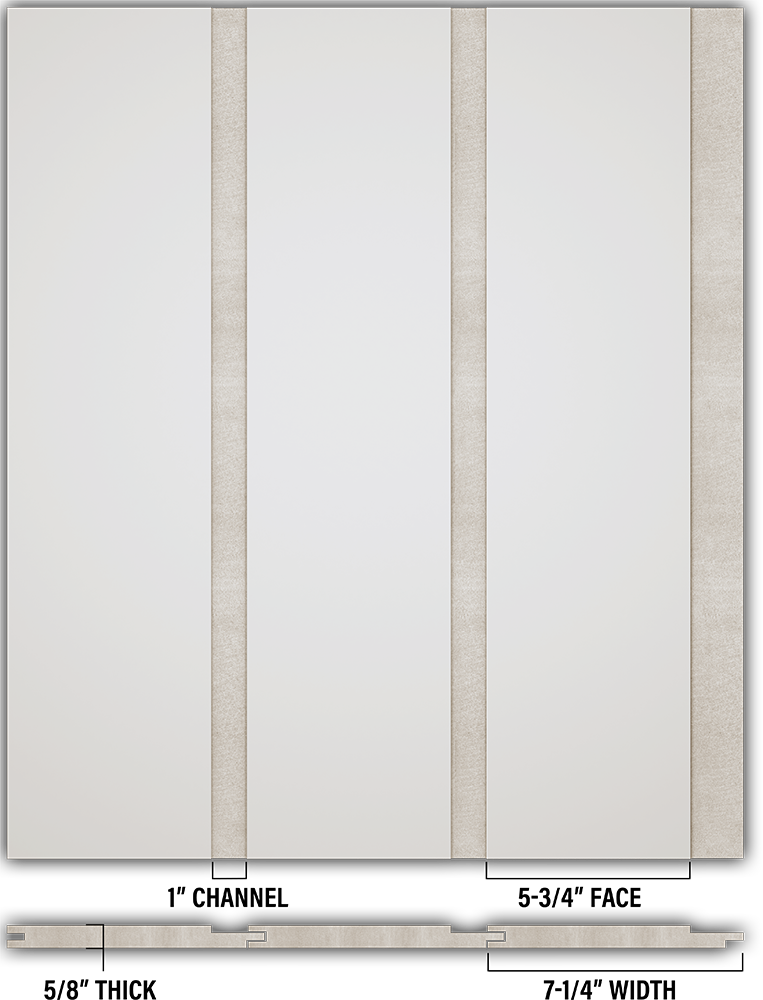 Smooth Channel Rustic - Individual