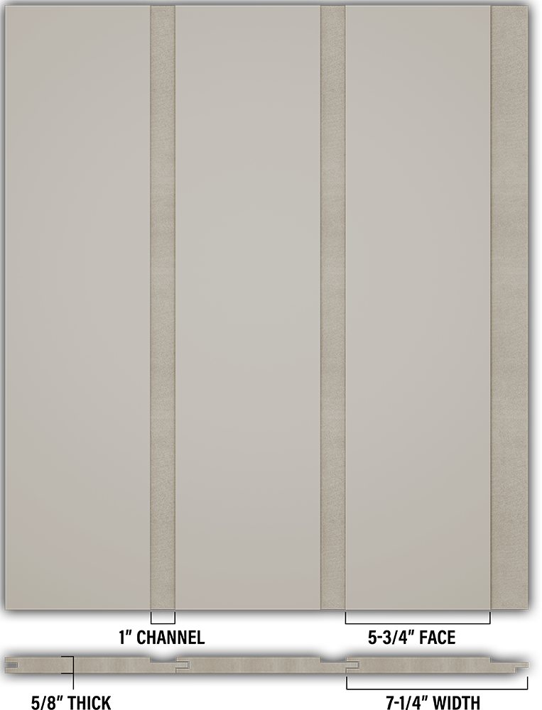 Smooth Channel Rustic - Individual