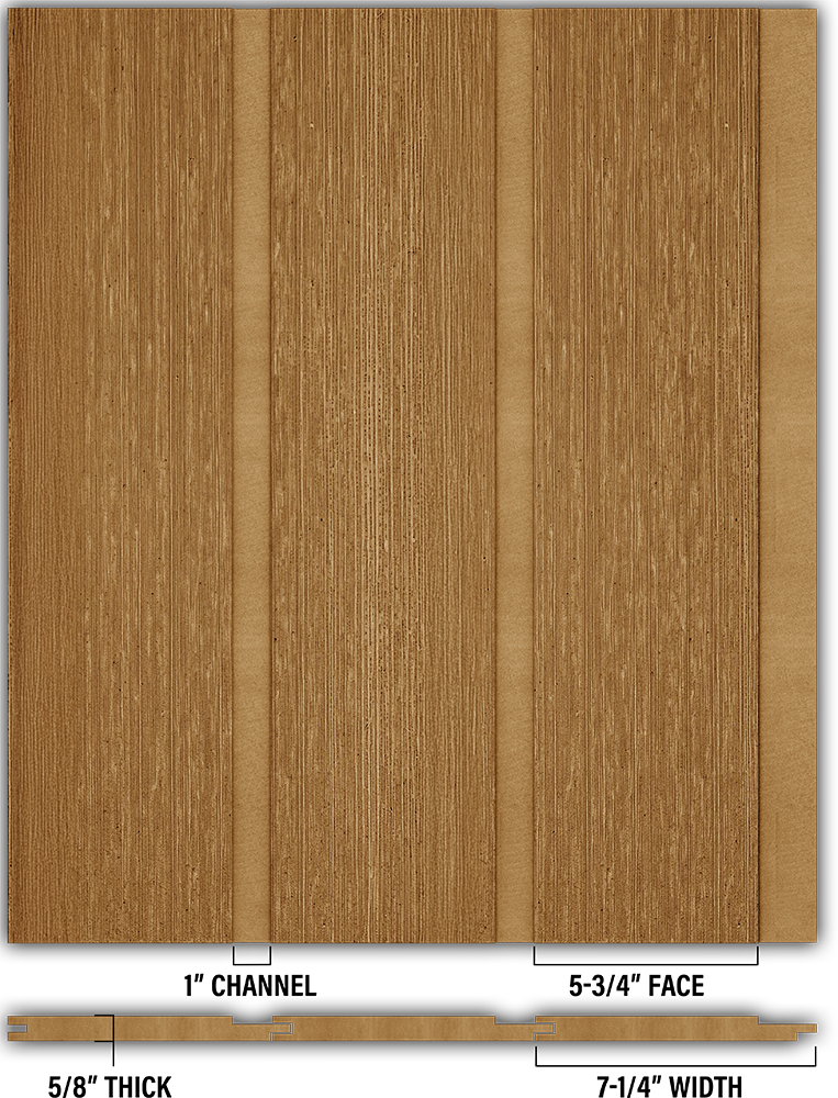 RoughSawn Channel Rustic - Individual