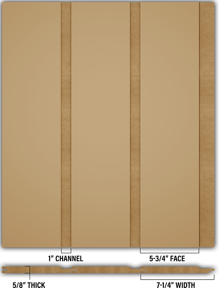 Smooth Channel Rustic - Individual