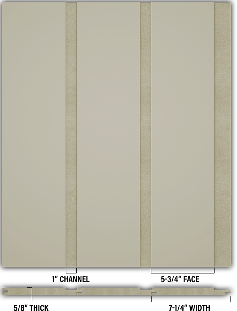 Smooth Channel Rustic - Individual