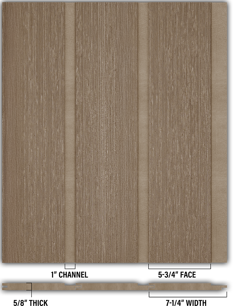 RoughSawn Channel Rustic - Individual