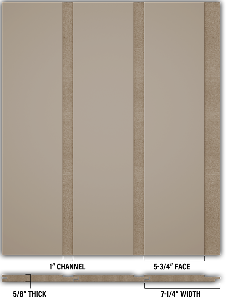 Smooth Channel Rustic - Individual
