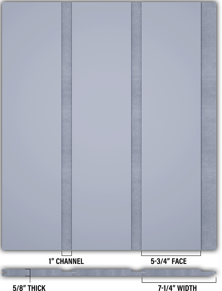 Smooth Channel Rustic - Individual