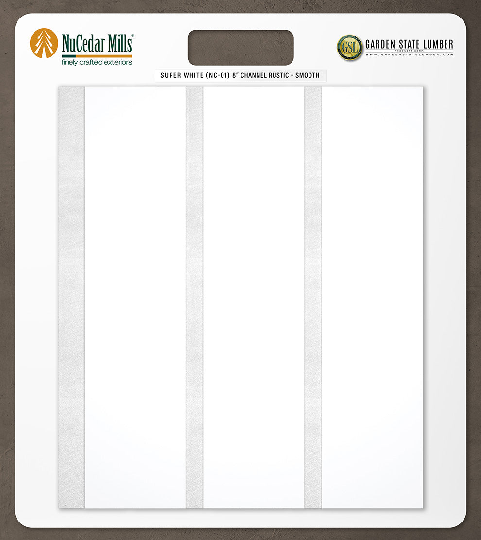 Smooth Channel Rustic - 2' x 2' Display