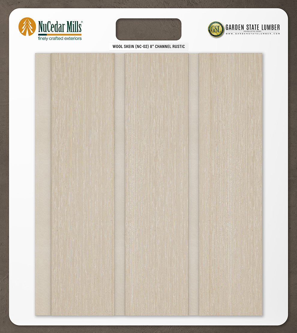 RoughSawn Channel Rustic - 2' x 2' Display