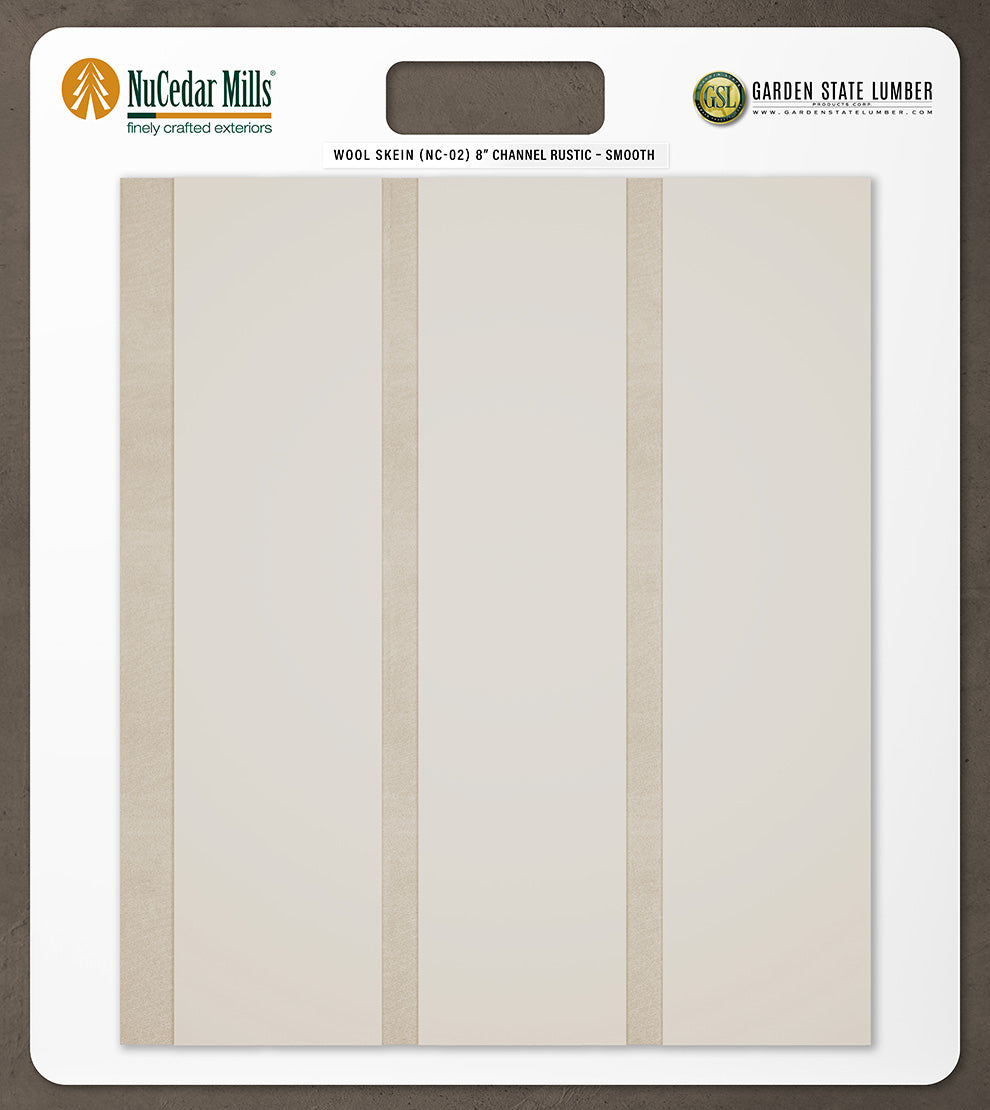Smooth Channel Rustic - 2' x 2' Display