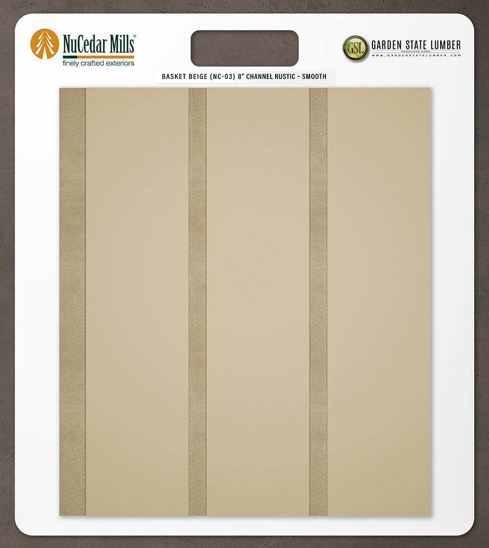 Smooth Channel Rustic - 2' x 2' Display