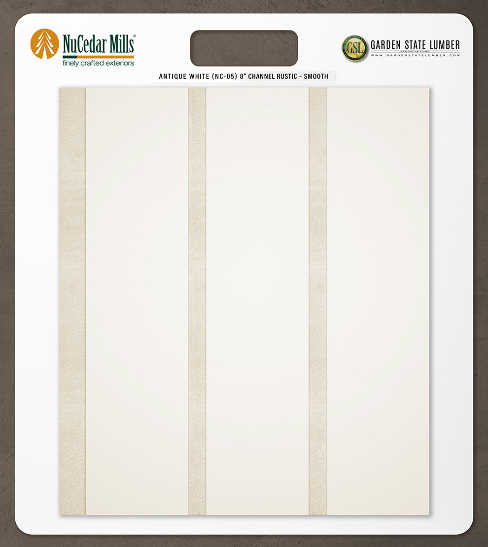 Smooth Channel Rustic - 2' x 2' Display