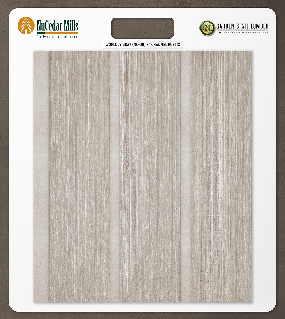 RoughSawn Channel Rustic - 2' x 2' Display