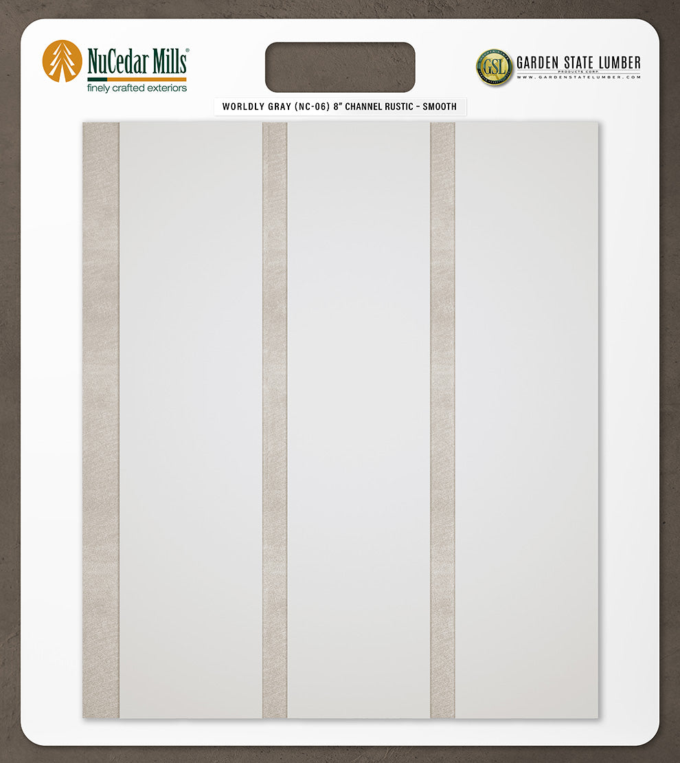 Smooth Channel Rustic - 2' x 2' Display