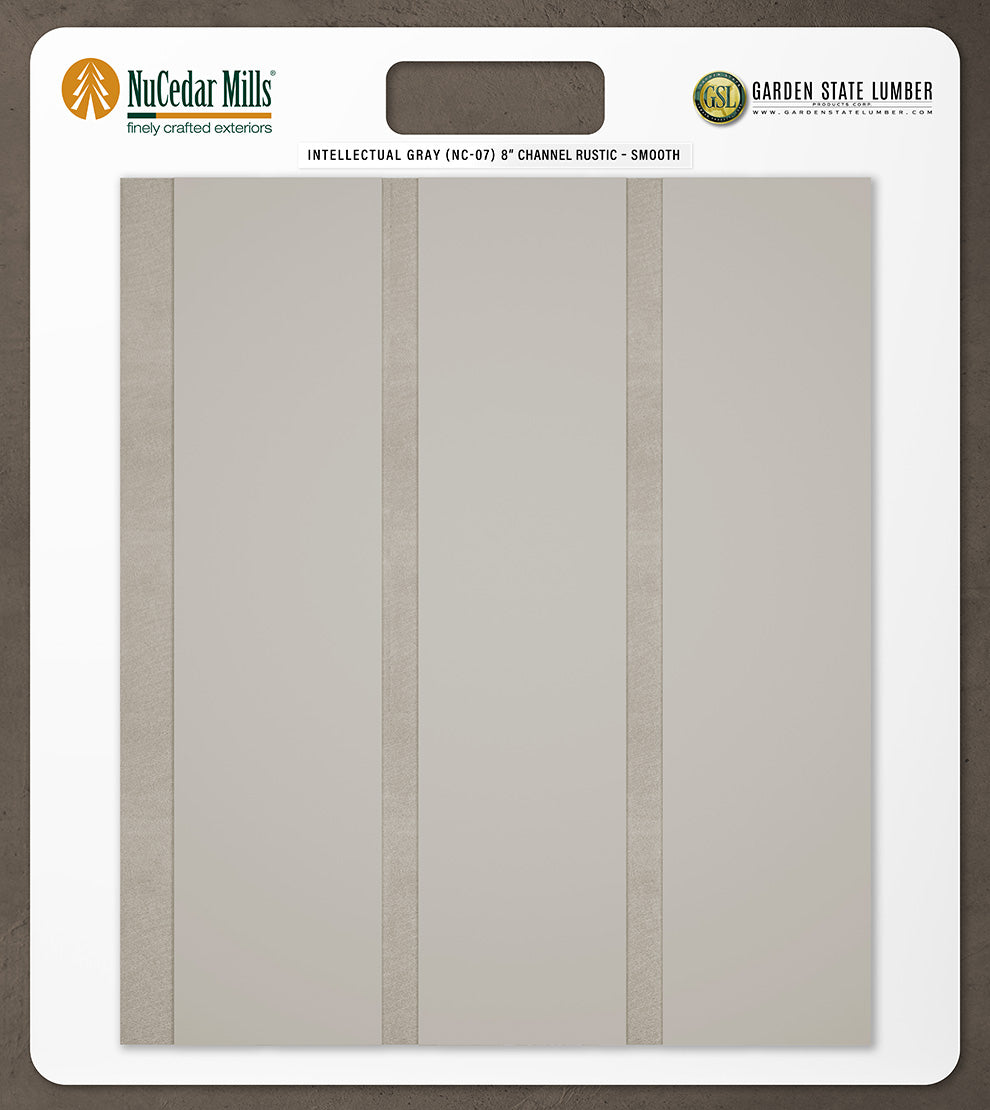 Smooth Channel Rustic - 2' x 2' Display