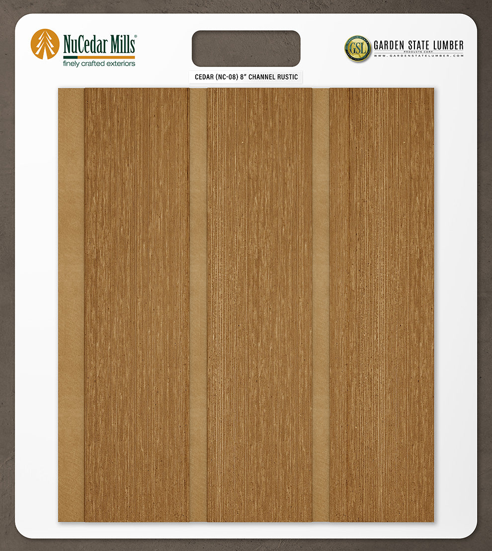 RoughSawn Channel Rustic - 2' x 2' Display