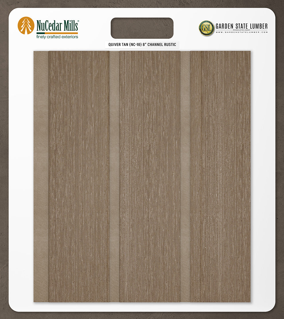 RoughSawn Channel Rustic - 2' x 2' Display