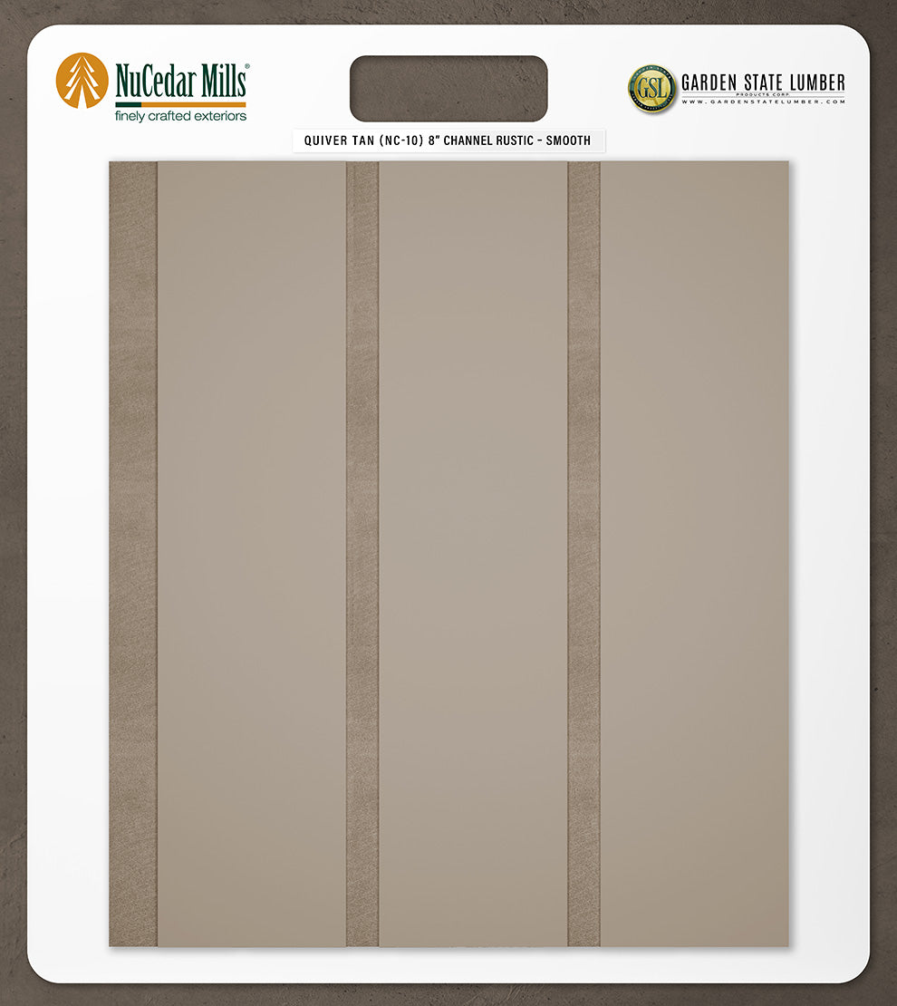 Smooth Channel Rustic - 2' x 2' Display