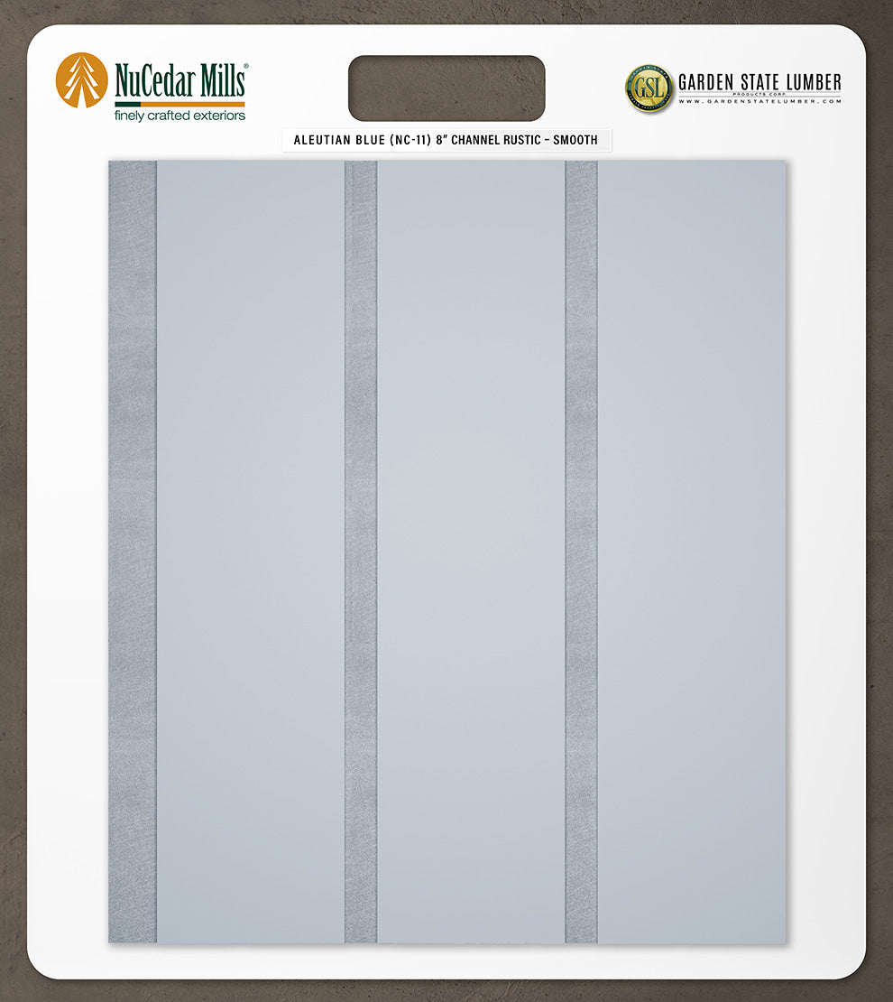 Smooth Channel Rustic - 2' x 2' Display