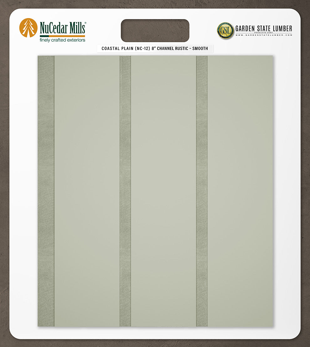Smooth Channel Rustic - 2' x 2' Display