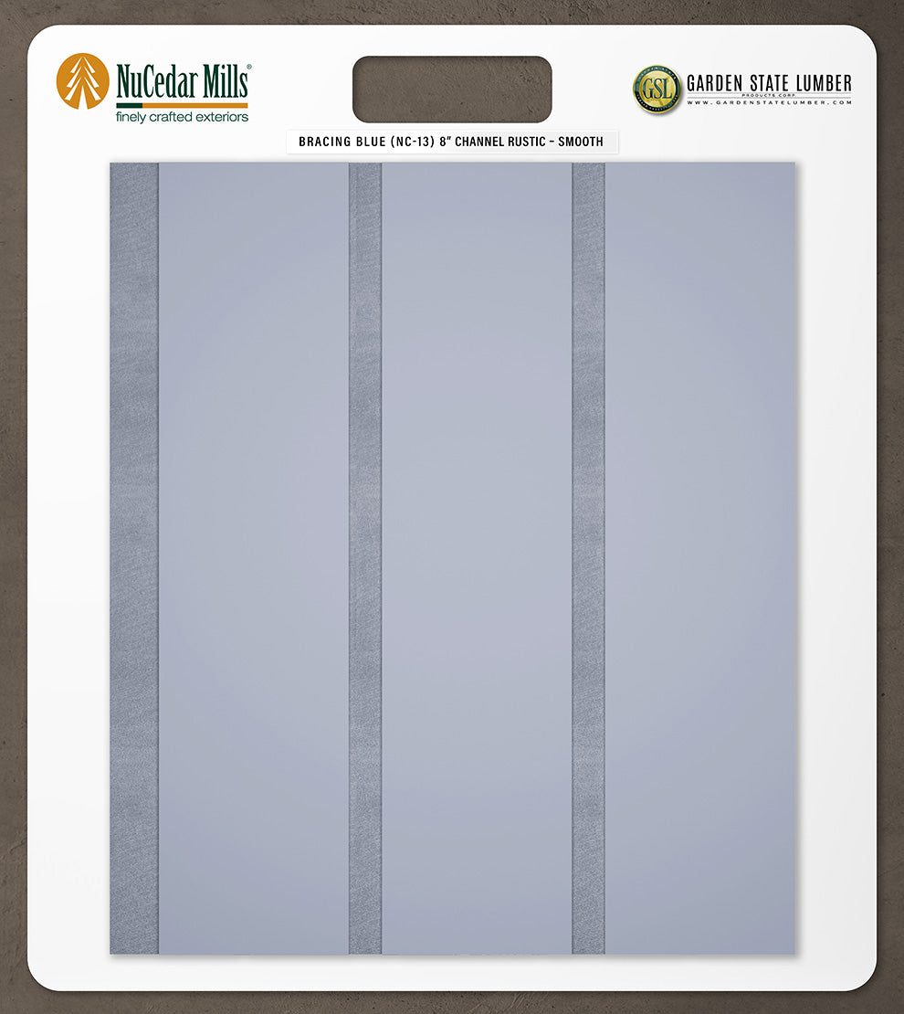 Smooth Channel Rustic - 2' x 2' Display