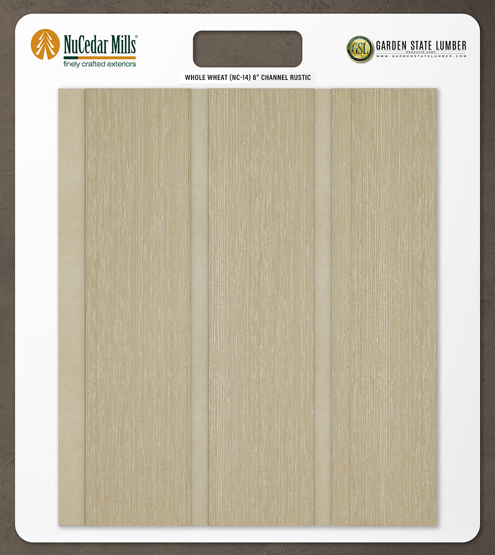 RoughSawn Channel Rustic - 2' x 2' Display