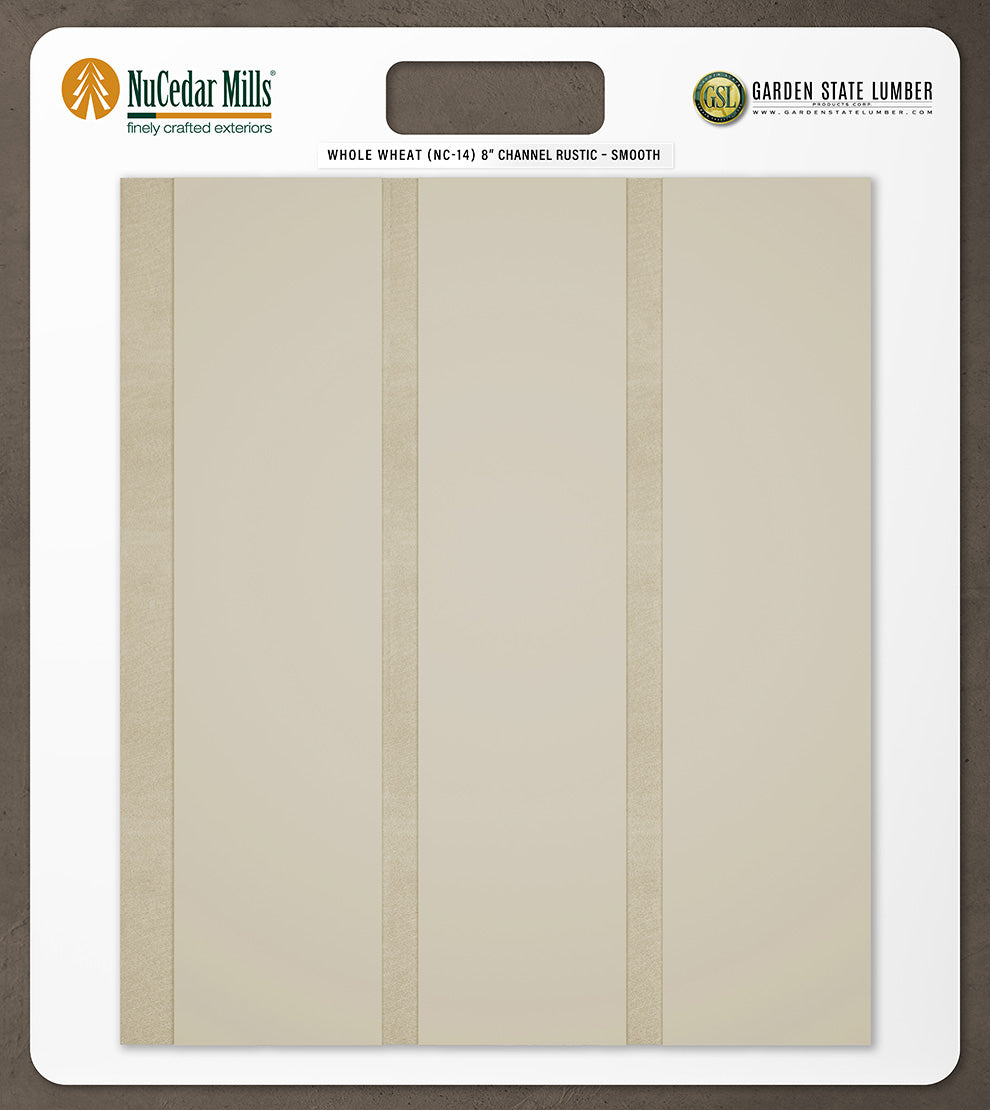Smooth Channel Rustic - 2' x 2' Display