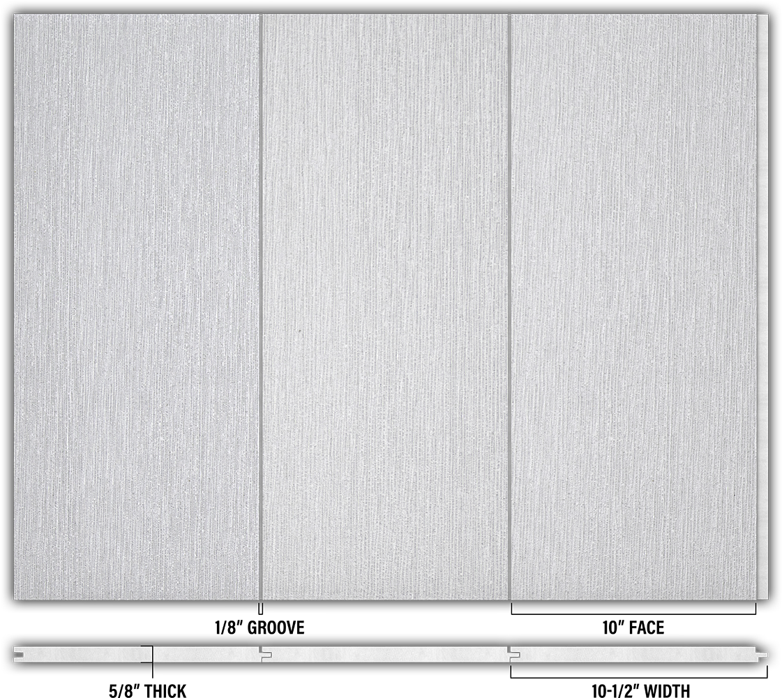 10″ RoughSawn T&G Modern Shiplap Strips - Individual