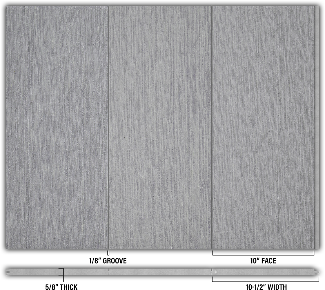 10″ RoughSawn T&G Modern Shiplap Strips - Individual