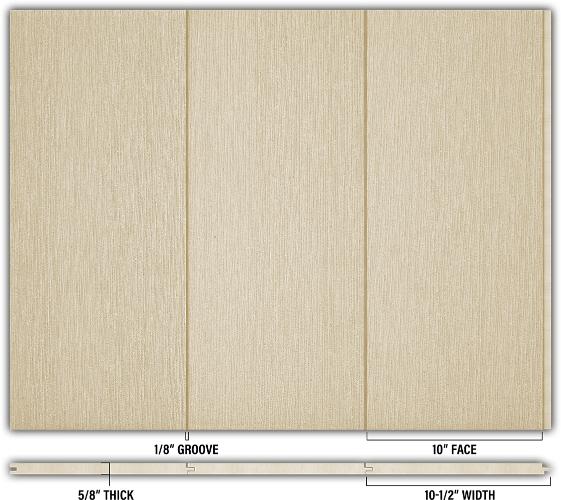 10″ RoughSawn T&G Modern Shiplap Strips - Individual