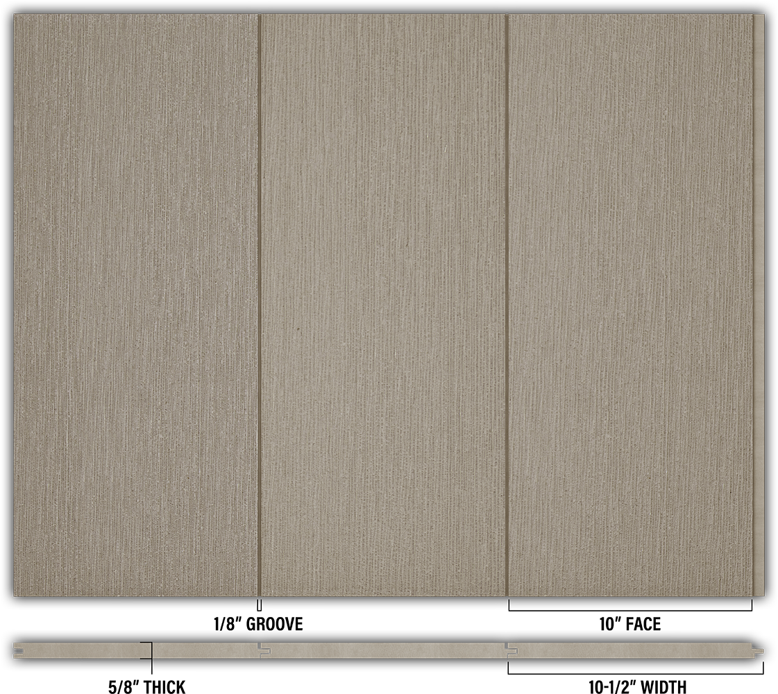 10″ RoughSawn T&G Modern Shiplap Strips - Individual