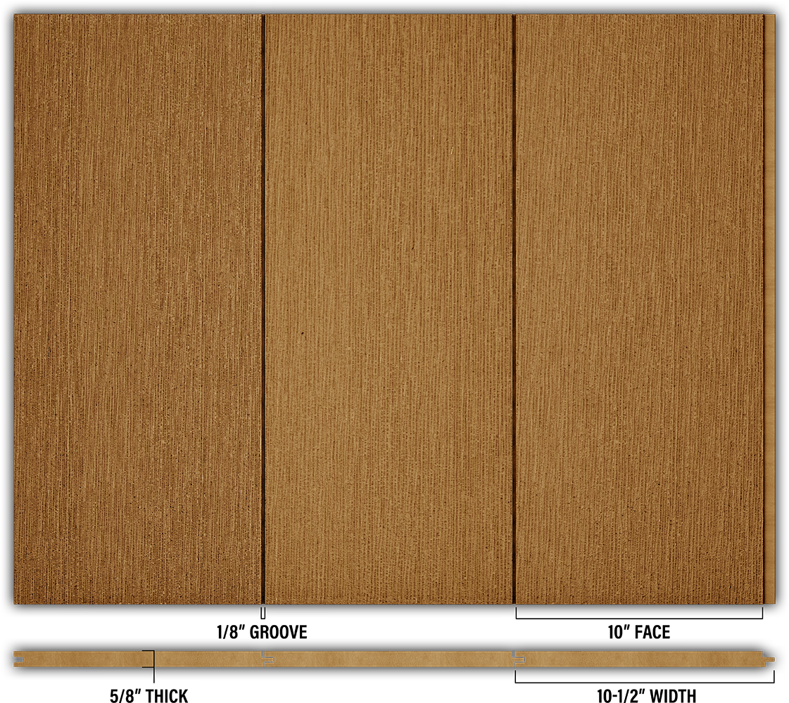 10″ RoughSawn T&G Modern Shiplap Strips - Individual