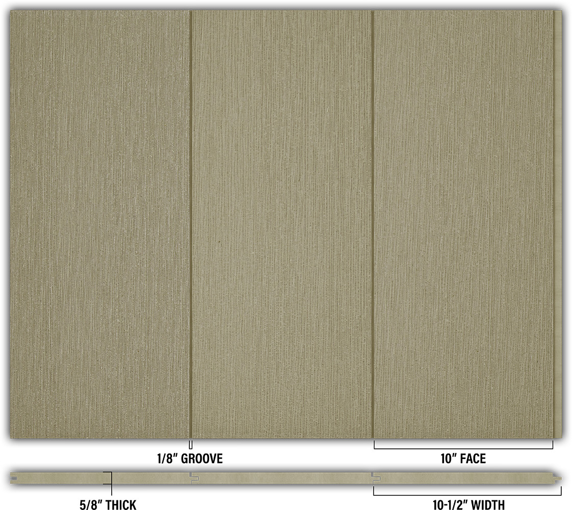 10″ RoughSawn T&G Modern Shiplap Strips - Individual