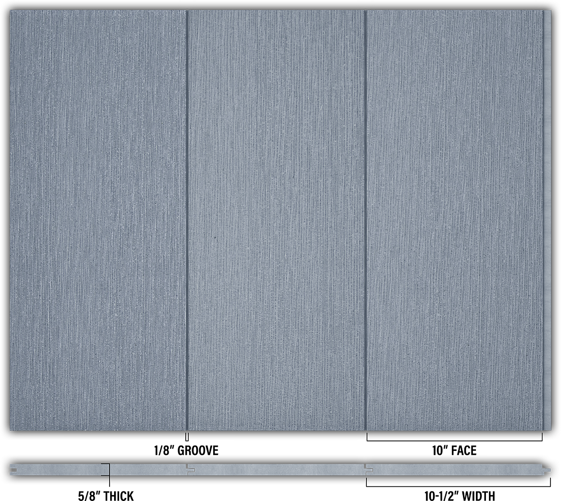 10″ RoughSawn T&G Modern Shiplap Strips - Individual