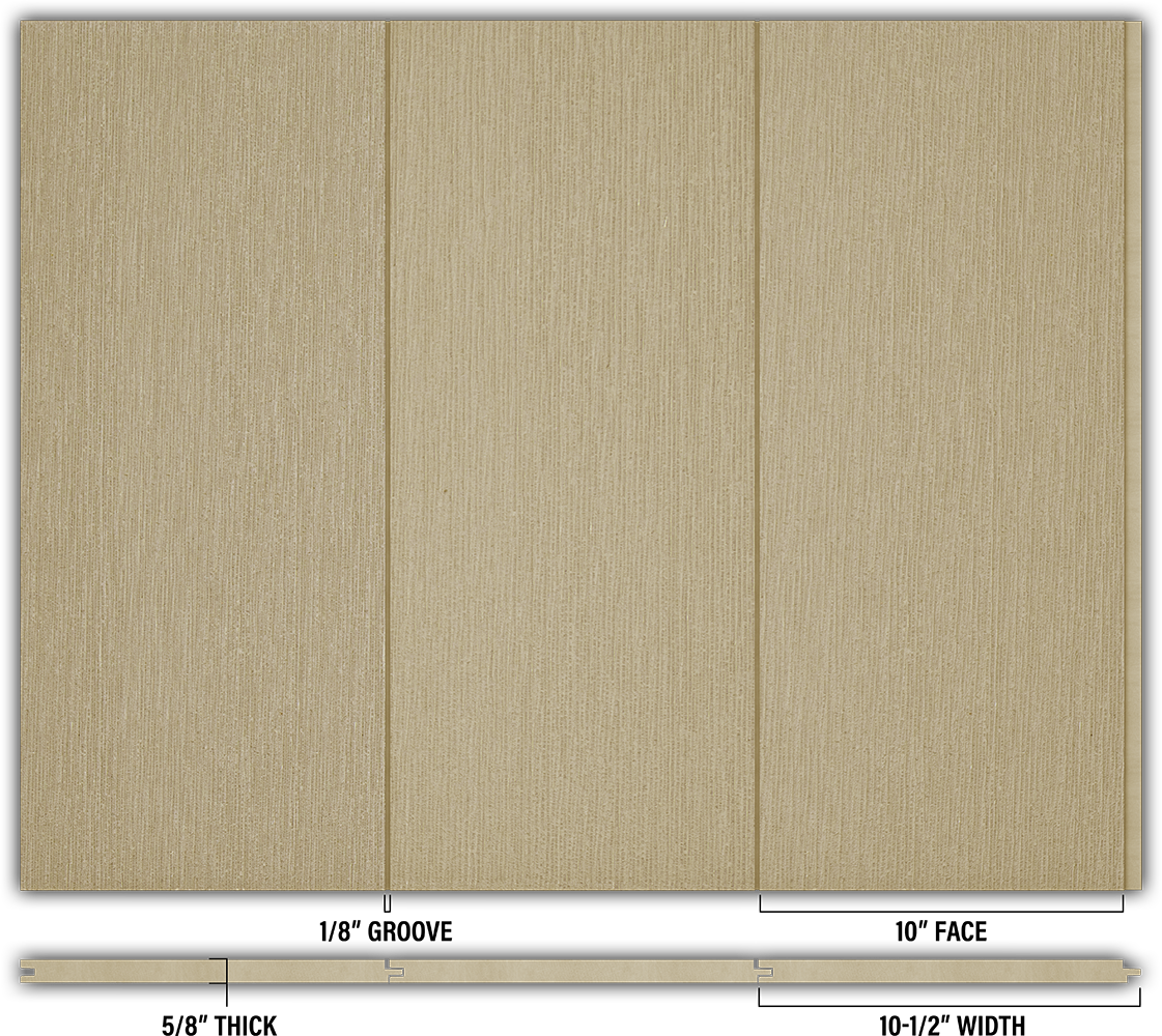 10″ RoughSawn T&G Modern Shiplap Strips - Individual