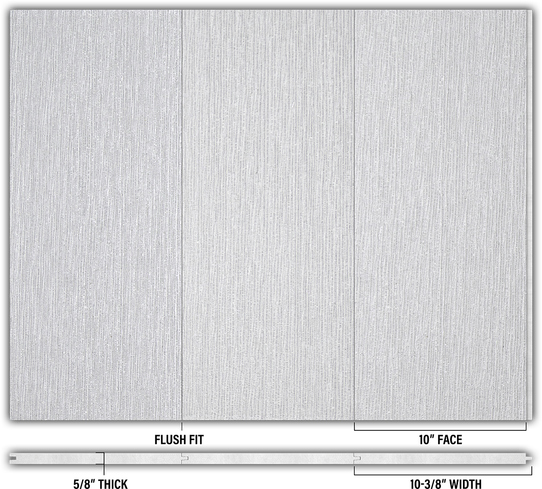 10″ RoughSawn T&G Modern Shiplap Strips - Individual